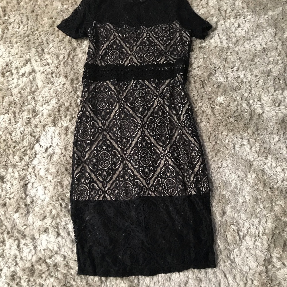 Black dress.